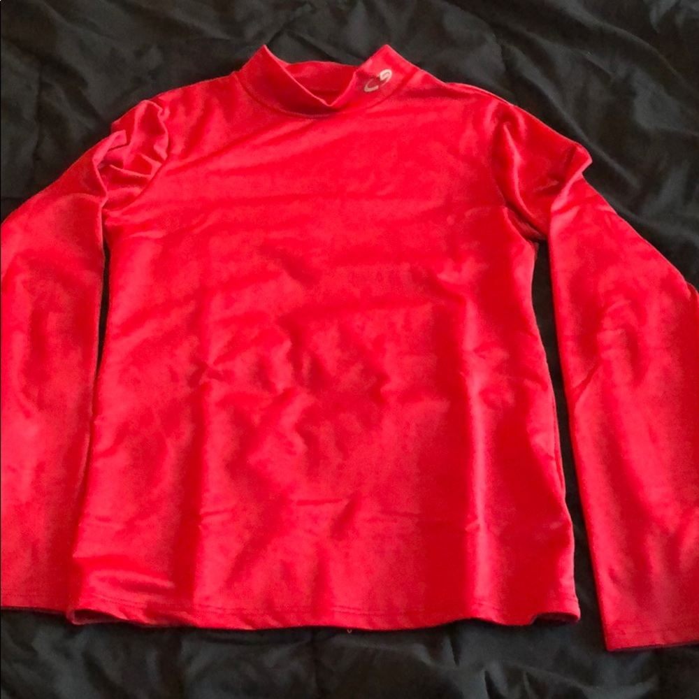 Boys red sports shirt